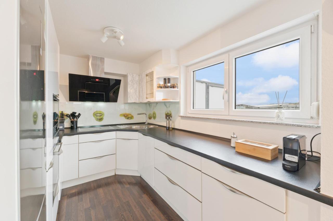 Design-Apartment - Kueche - Dachterrasse - Zentral Leinfelden-Echterdingen Εξωτερικό φωτογραφία