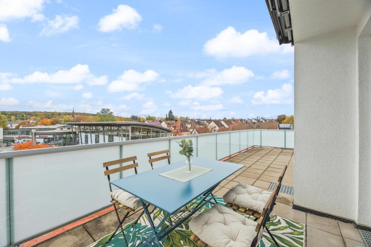 Design-Apartment - Kueche - Dachterrasse - Zentral Leinfelden-Echterdingen Εξωτερικό φωτογραφία