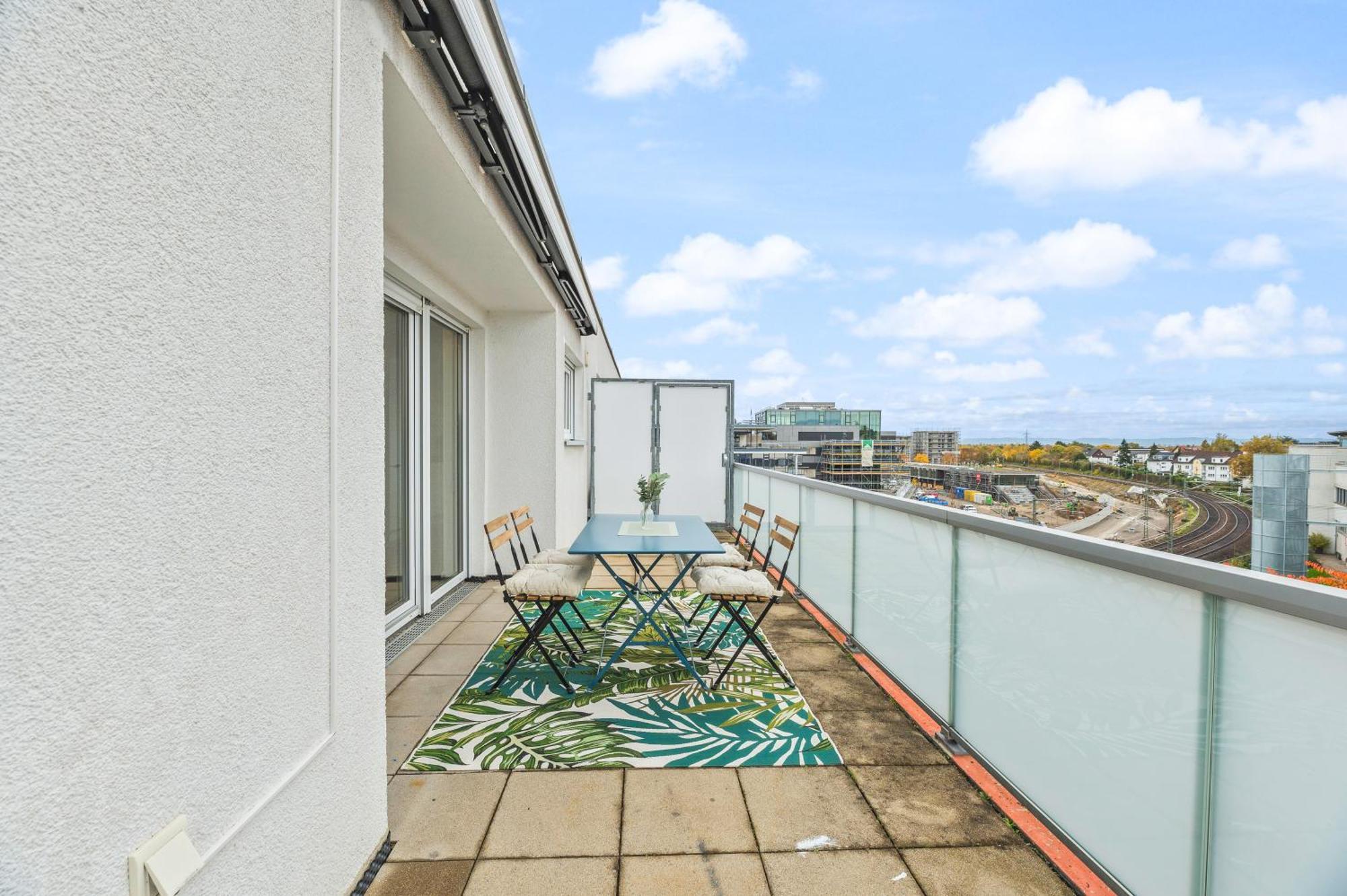 Design-Apartment - Kueche - Dachterrasse - Zentral Leinfelden-Echterdingen Εξωτερικό φωτογραφία